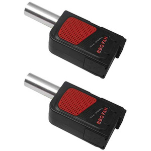Efficient 2-Piece BBQ Electric Blower Set - Black