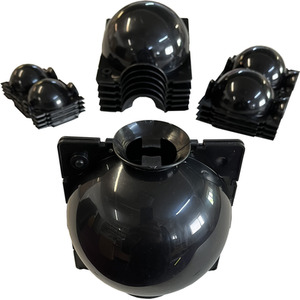 Plant Grafting Air Layering Set of 12 Root Propagating Balls - Black by Selections