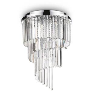 Carlton 12 Light Ceiling Light Chandelier Chrome, E14 - Chrome