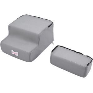 WhiskerJoy 3 Step Pet Stairs by WhiskerJoy