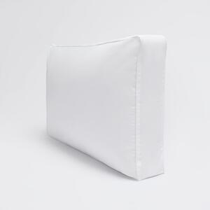 Cotton Box Pillow - White by OHS