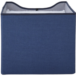 Foldable Cat Bed with Scratcher - Navy by Kidkid