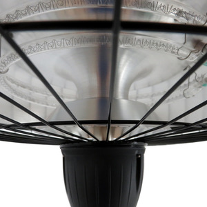 Outsunny Adjustable Power Infrared Halogen Electric Light Heater - Black by Outsunny