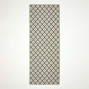 Homescapes Outdoor Rug Luxury Waterproof Reversible, Green May Geometric by Homescapes