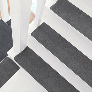 14PCS Non-slip Staircase Step Carpet Floor Protection - Dark Grey by Livingandhome