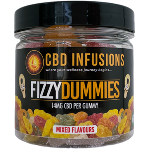 CBD Infusions - Vegan Fizzy Dummies (14mg CBD each) - Neutral by Whittlestons