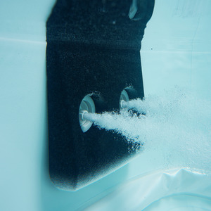 MSpa Oslo 4-6 Person Portable Hot Tub - Carbon Grey - Black by MSpa