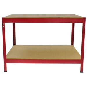 Q-RAX Red Workbench 100cm - Red - Red by Monster Racking