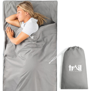Single Envelope Grey Sleeping Bag Liner - Grey by Trail