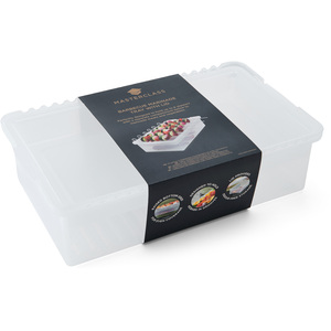 MasterClass Marinade Tray with Lid - Clear by MASTERCLASS