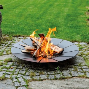 Chic Steel Sunny Design Fire Pit - Black by Primrose