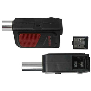 Efficient 2-Piece BBQ Electric Blower Set - Black