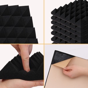 Self-Adhesive Acoustic Wall Panels - Peel and Stick Soundproofing Panels by NOVECRAFTO