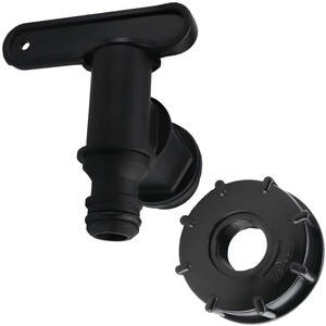 IBC S60x6 (2 inch) Female to Tap for IBC tanks - Black by DNA PACKAGING LTD