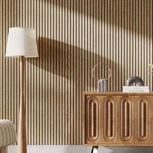Self-Adhesive Wood Grain Acoustic Cladding Panel by Livingandhome