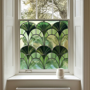 Jesolo Art Deco Stained Glass Privacy Window Film by Creative Printing