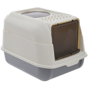 Kidkid Large Top Entry Cat Litter Box with Hood and Scoop by Kidkid