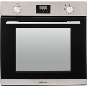 60cm Fan Assisted Oven with 7 Oven Functions - Silver by Willow