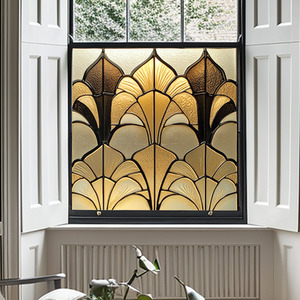 Alba Stained Glass Privacy Window Film by Creative Printing Solutions