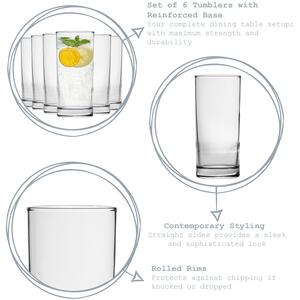 Classic Highball Glasses - 295ml - Clear by Argon Tableware