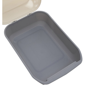 Kidkid Large Top Entry Cat Litter Box with Hood and Scoop by Kidkid