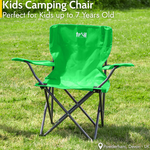 Kids Lightweight Camping Chair - Green by Trail