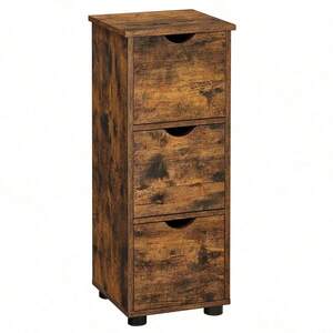 Bathroom Storage Cabinet with 3 Drawers - Bronze by VASAGLE