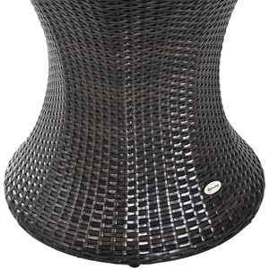 Outsunny Rattan Ice Bucket Activity Bar Cooler - Brown by Outsunny