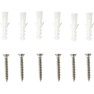 HOMCOM Set of 3 Wooden U Shaped Shelves - White by HOMCOM