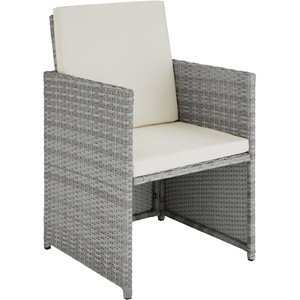 Malaga 641 Rattan Garden Furniture Set with Protective Cover by tectake