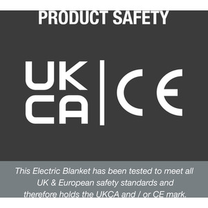 Heated Throw Electric Fleece Blanket - Black by Purus