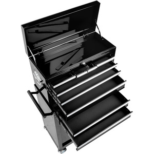 Tool Chest with 8 Drawers - Black by tectake