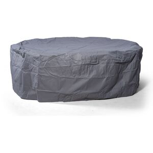 Arizona Square Rattan Patio Dining Set with Ice Bucket Drinks Cooler - Brown / 8 by Giardino