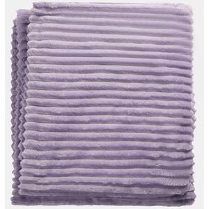 Ribbed Faux Fur Throw by OHS