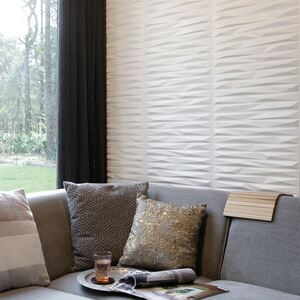 3D Wall Panels - White / Valeria Design by WALPLUS