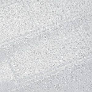 10Pcs Marble Effect Tile Stickers - White by Livingandhome