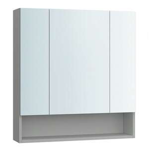 VASAGLE Bathroom Mirror Cabinet - Grey by VASAGLE
