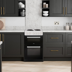 50cm Wide Twin Cavity Cooker - White by Willow