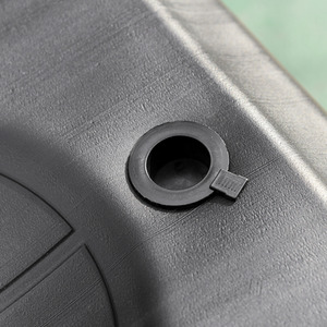 HOMCOM 1.55-2.1m Basketball Hoop Stand with Fillable Base and Wheels - Black by HOMCOM