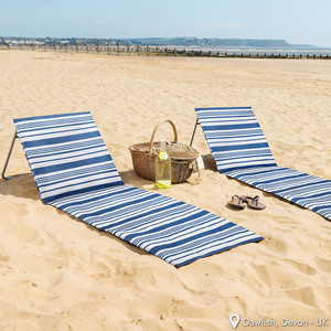 Folding Beach Mat with Adjustable Backrest by Trail