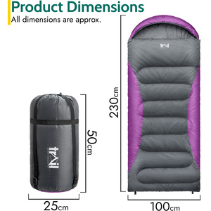 XL Hooded Sleeping Bag 2-3 Season by Trail