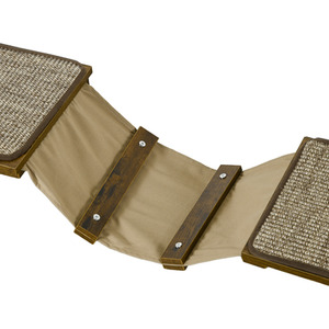 PawHut 8Pcs Cat Shelves Cat Wall Furniture D30 765V00BN - Brown by PawHut