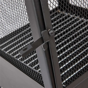 Large Metal Chiminea 100cm - Black by BillyOh