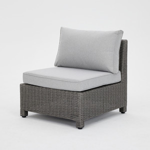 Segrada U-Shaped Garden Furniture - Dark Grey / 8 / Fire Pit Table by GRS