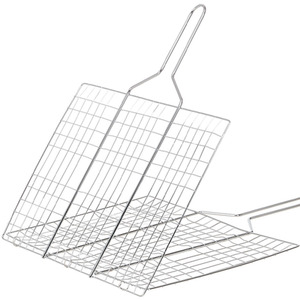 Grill Press Square Griddle with Locking Clamp - Large / 38.5cm by Livingandhome