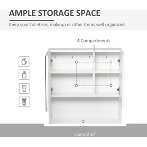 Kleankin Under Sink Cabinet - White by Kleankin