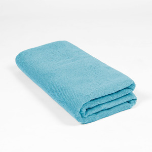 Plain Microfibre Beach Towel - Sea Blue by OHS