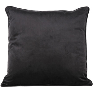Vermont Velvet Cushion - Black by Divante
