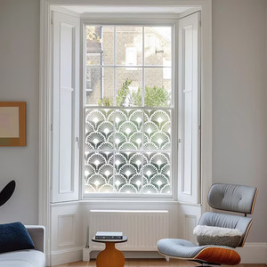 Albenga Frosted Privacy Window Film - white / 45cm / 120cm x 45cm by Creative Printing Solutions