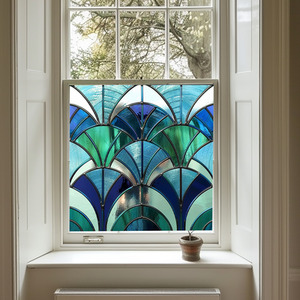 Albareto Stained Glass Window Film by Creative Printing Solutions